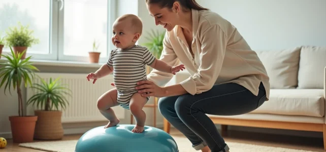 Faire rebondir bébé sur une balle : un atout pour apprendre à marcher ? Faire rebondir bébé sur une balle : un atout pour apprendre à marcher ?
